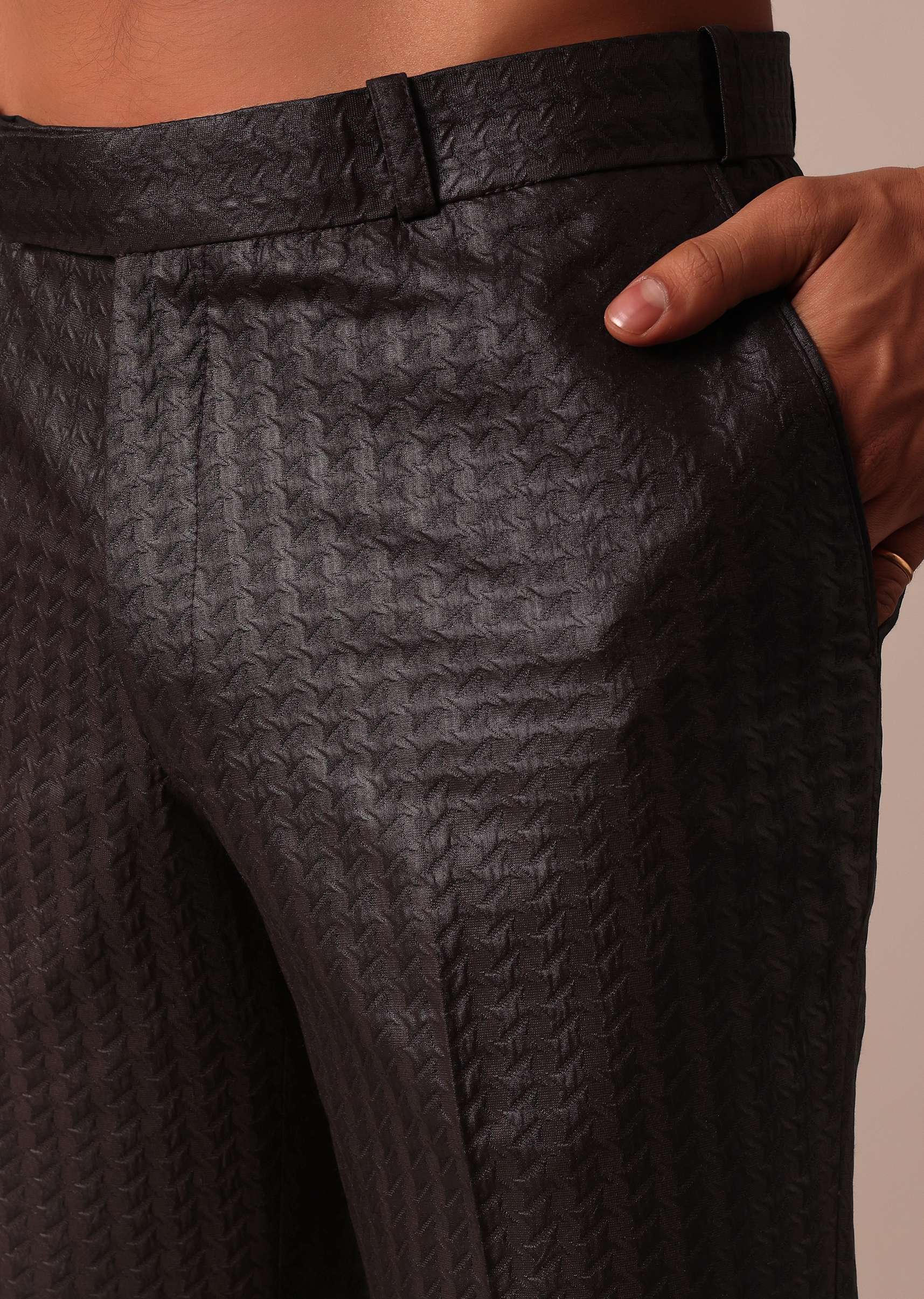 Elegant Brown Indowestern Set For Men - Image 7