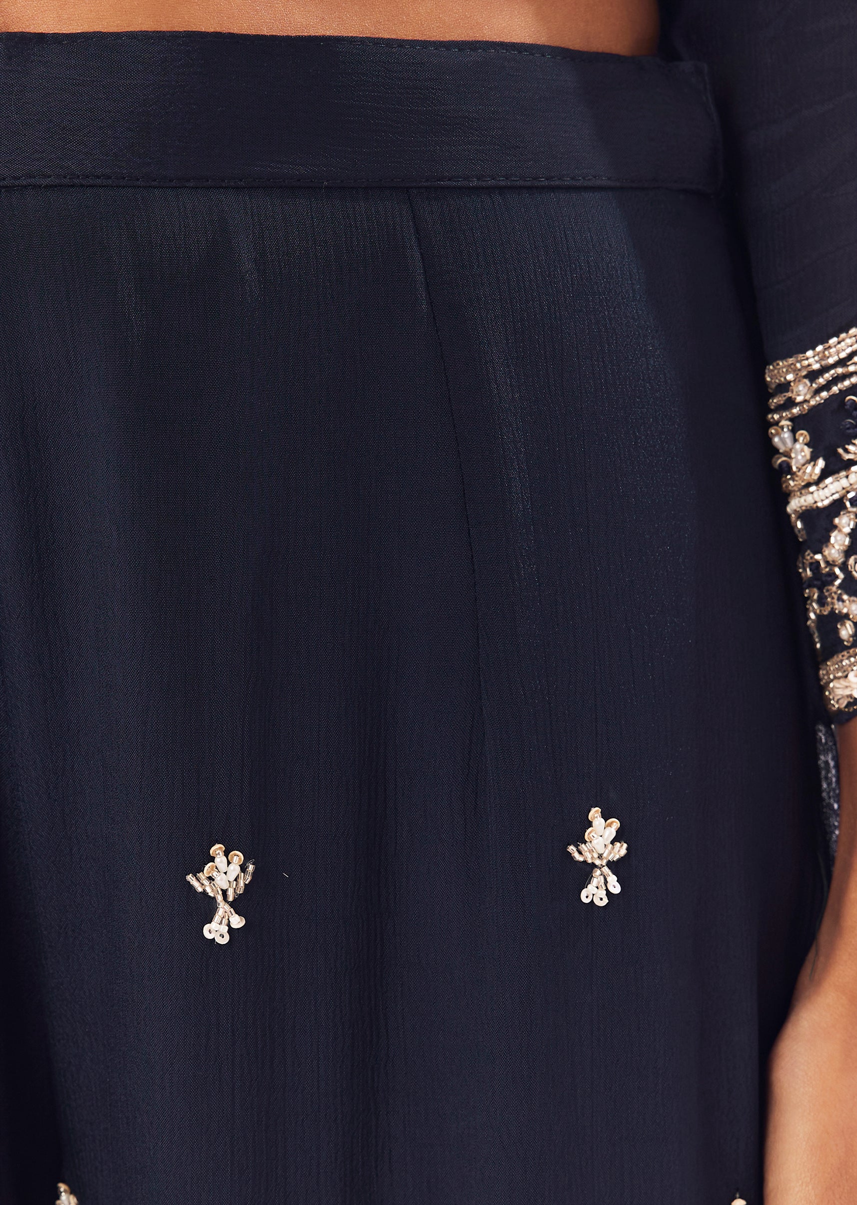 Navy Palazzo Suit - Image 6