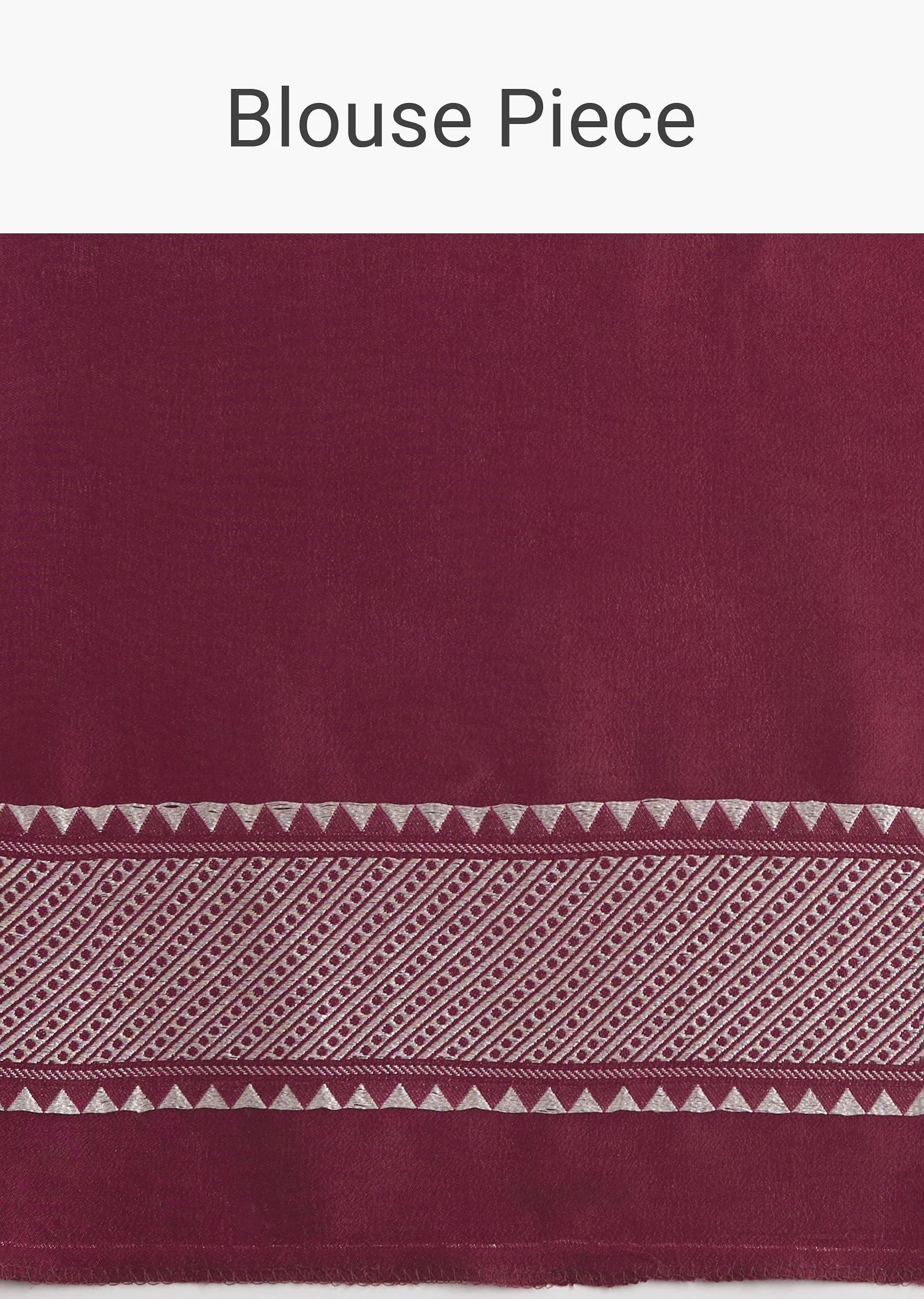 Purple Dola Silk Saree With Zari Woven Floral And Geometric Patterns - Image 10