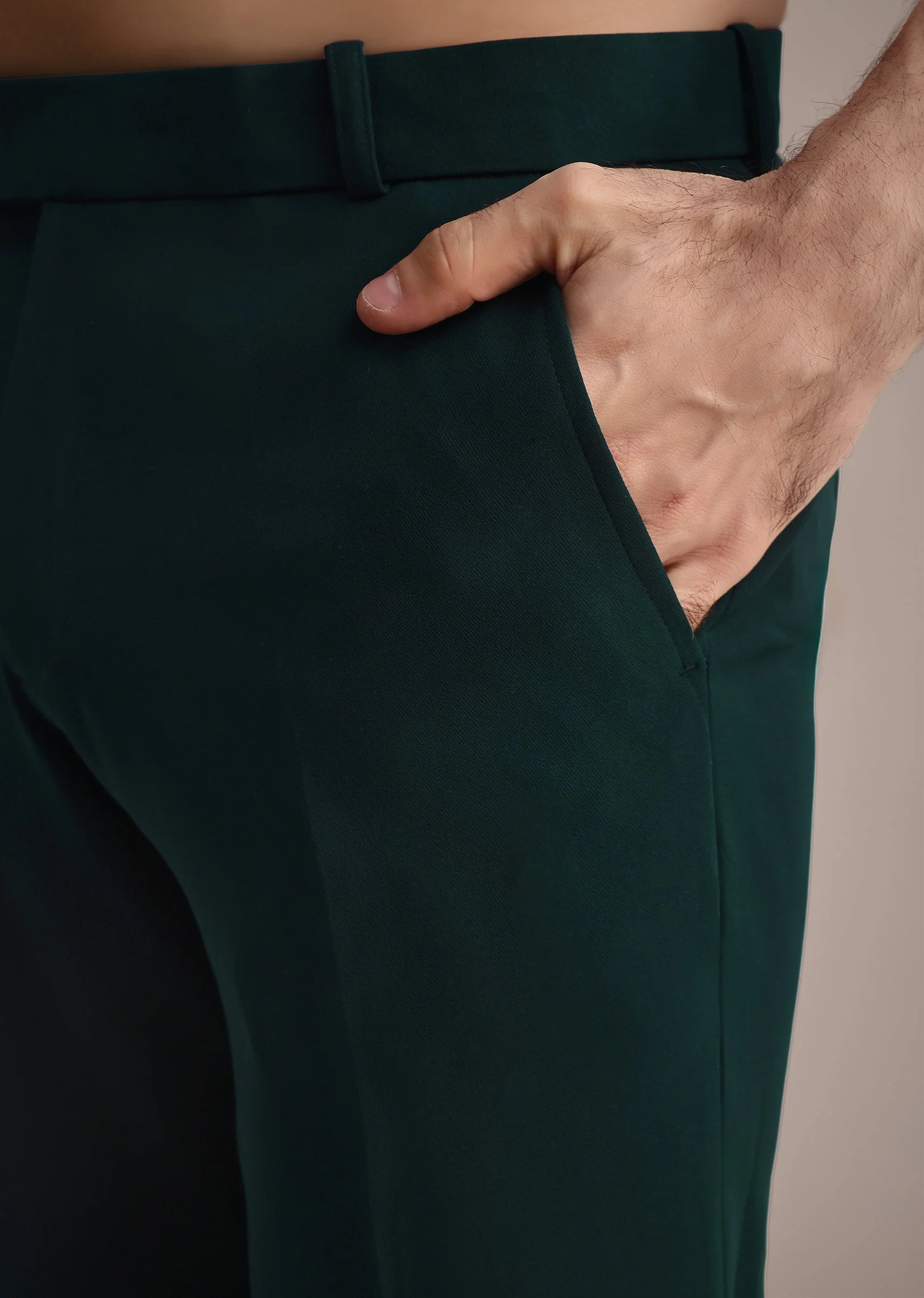 Teal Indowestern Set With Hand Work For Men - Image 7