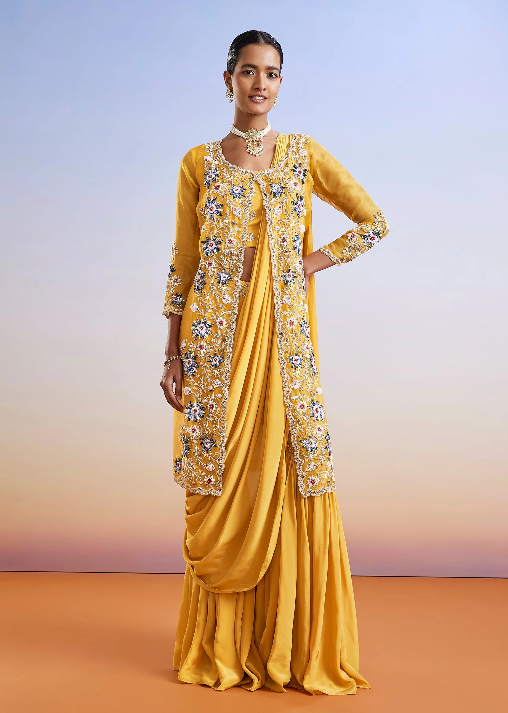 Crop Top Salwar Suits